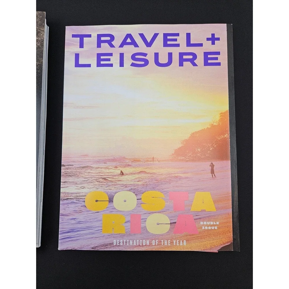Lot of‎ 6 Travel Leisure Magazine 2023-2024 Culinary World Best Hotels Water